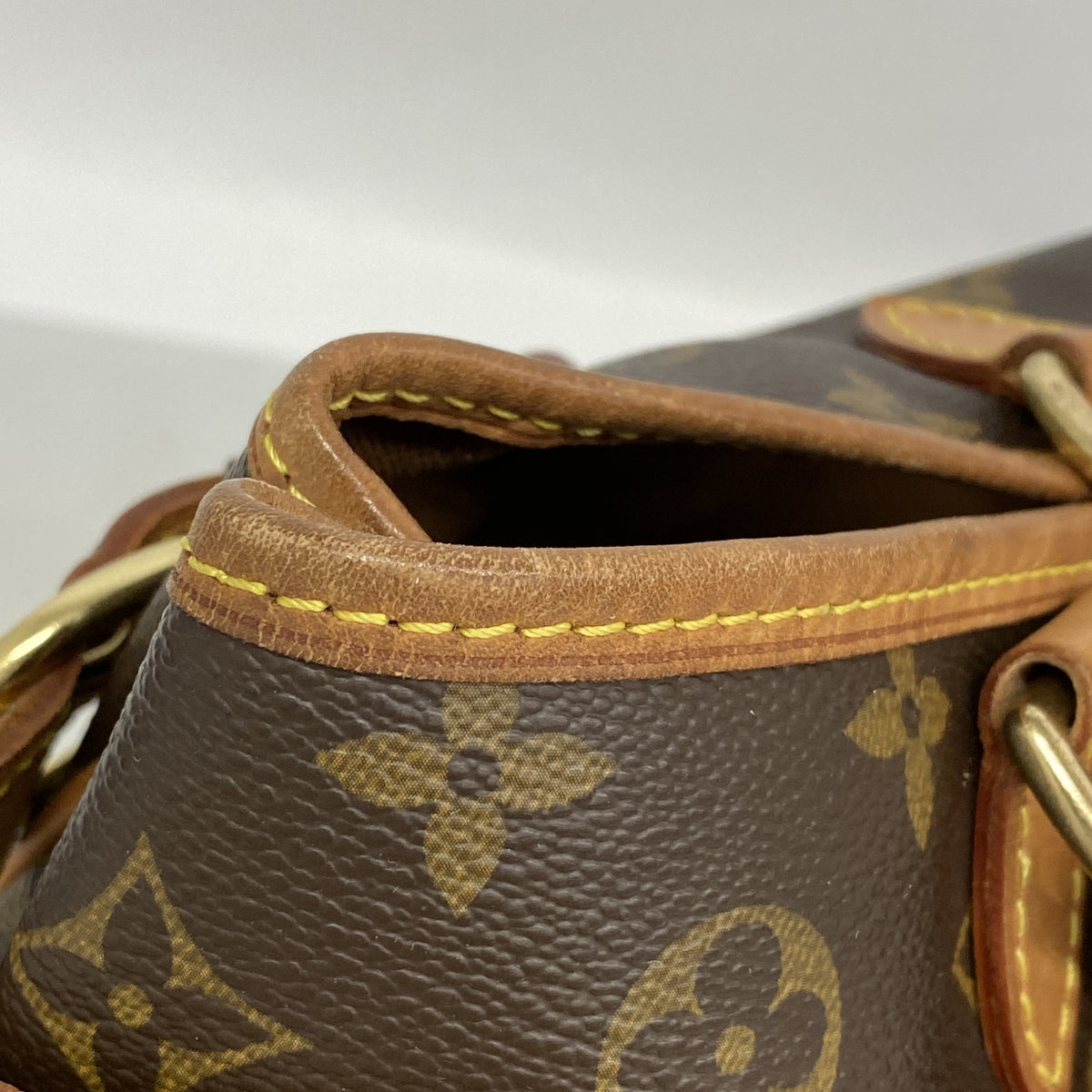 【6ib2861】ルイヴィトン トートバッグ モノグラム バティニョールオリゾンタル M51154 ブラウン【中古】レディース