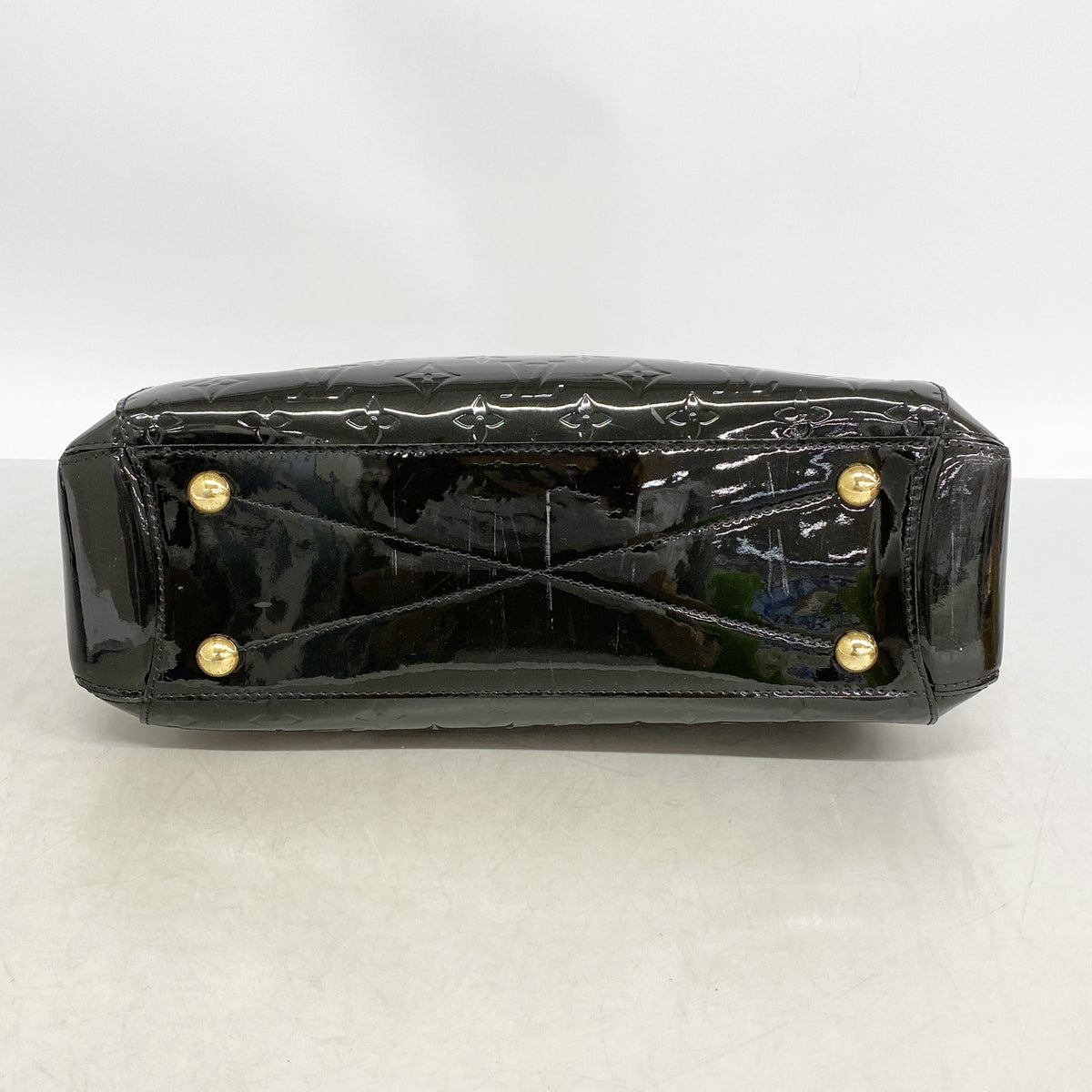 【6ib2869】ルイヴィトン ハンドバッグ ヴェルニ モンテーニュMM M50168 ノワールマニエティック【中古】レディース