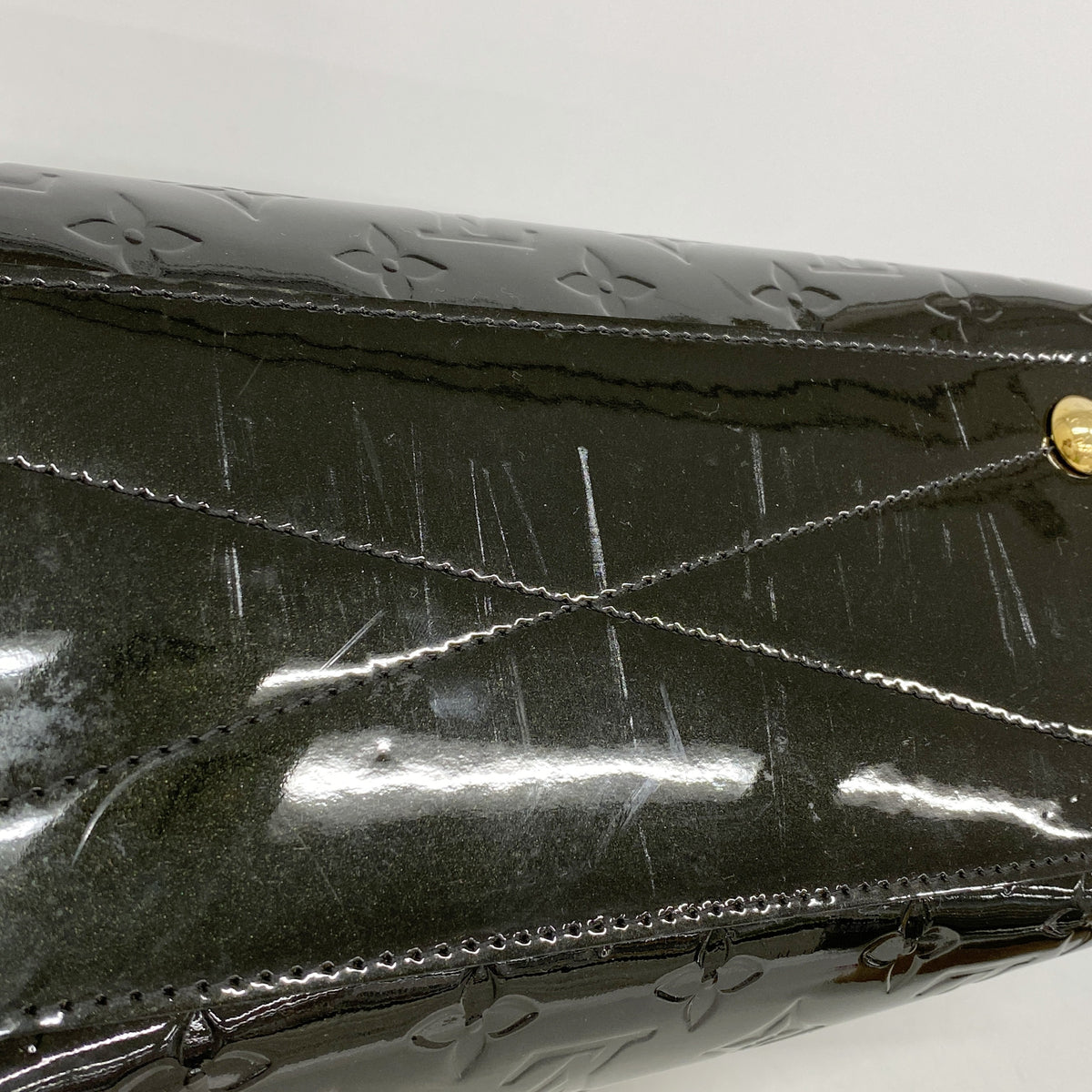 【6ib2869】ルイヴィトン ハンドバッグ ヴェルニ モンテーニュMM M50168 ノワールマニエティック【中古】レディース