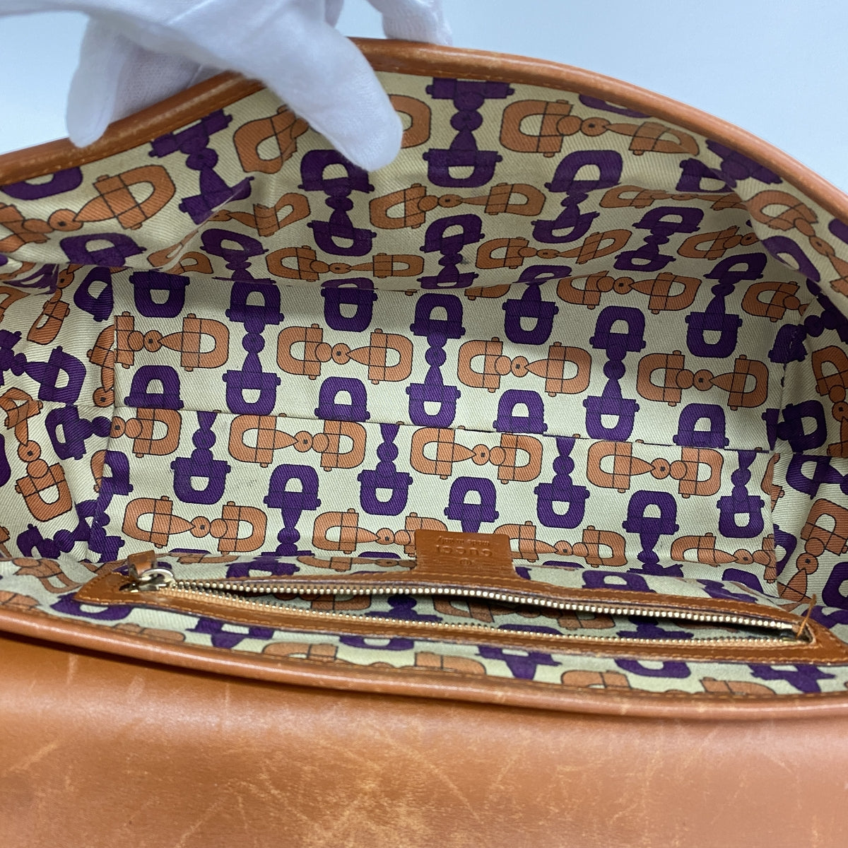 【6ib2870】グッチ ショルダーバッグ バンブー グッチシマ 111713 レザー ブラウン シャンパンゴールド金具【中古】レディース