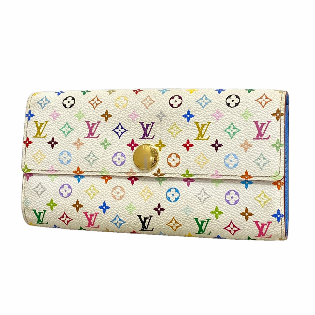 【6ib2879】ルイヴィトン 長財布 モノグラム・マルチカラー ポルトフォイユサラ M93742 レザン【中古】レディース