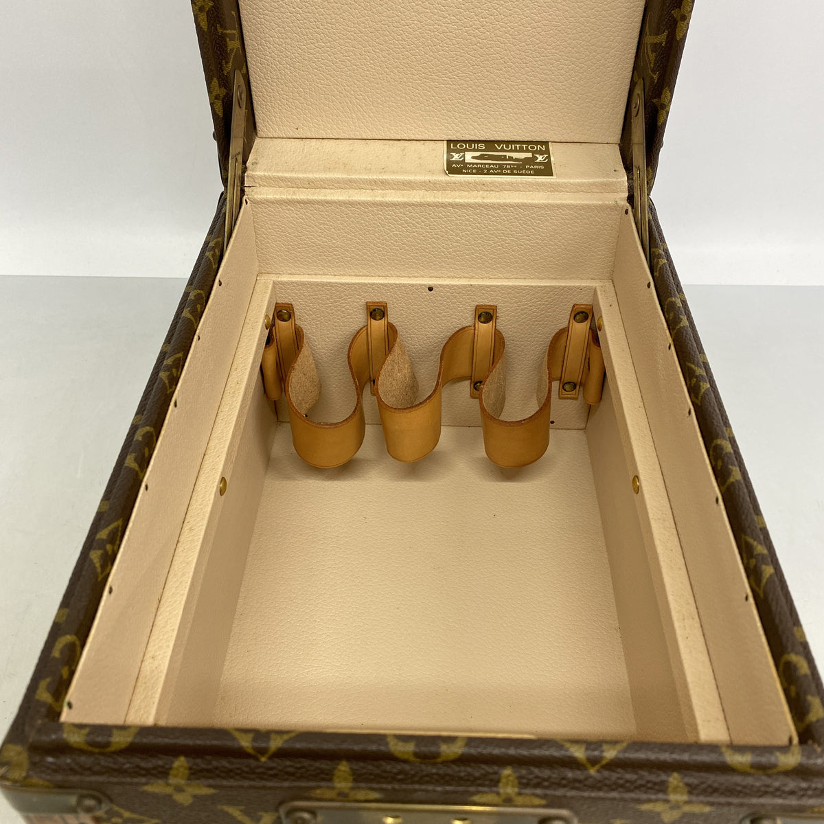 【6ib2881】ルイヴィトン メイクボックス モノグラム ボワットフラコン M21828 ブラウン【中古】メンズ レディース ユニセックス