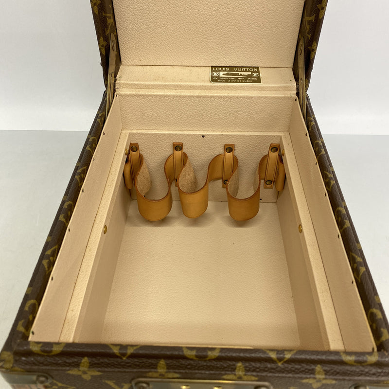 【6ib2881】ルイヴィトン メイクボックス モノグラム ボワットフラコン M21828 ブラウン【中古】メンズ レディース ユニセックス