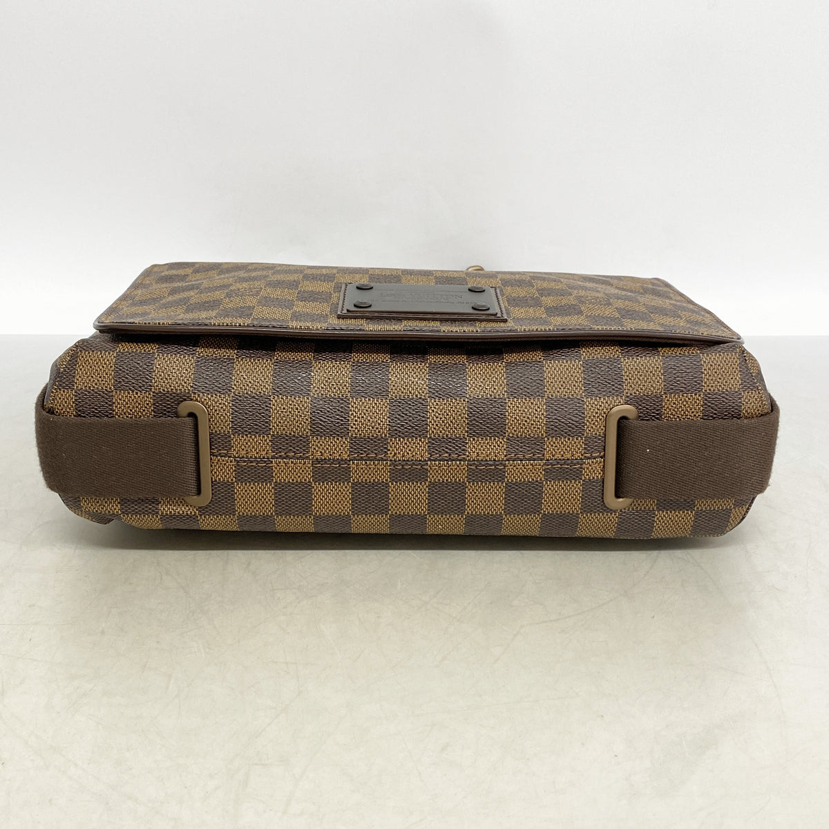 【6ib2882】ルイヴィトン ショルダーバッグ ダミエ ブルックリンMM N51211 エベヌ【中古】メンズ