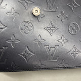 【6ib2883】ルイヴィトン ハンドバッグ モノグラム・マット シェルトン M55175 ブルー【中古】レディース
