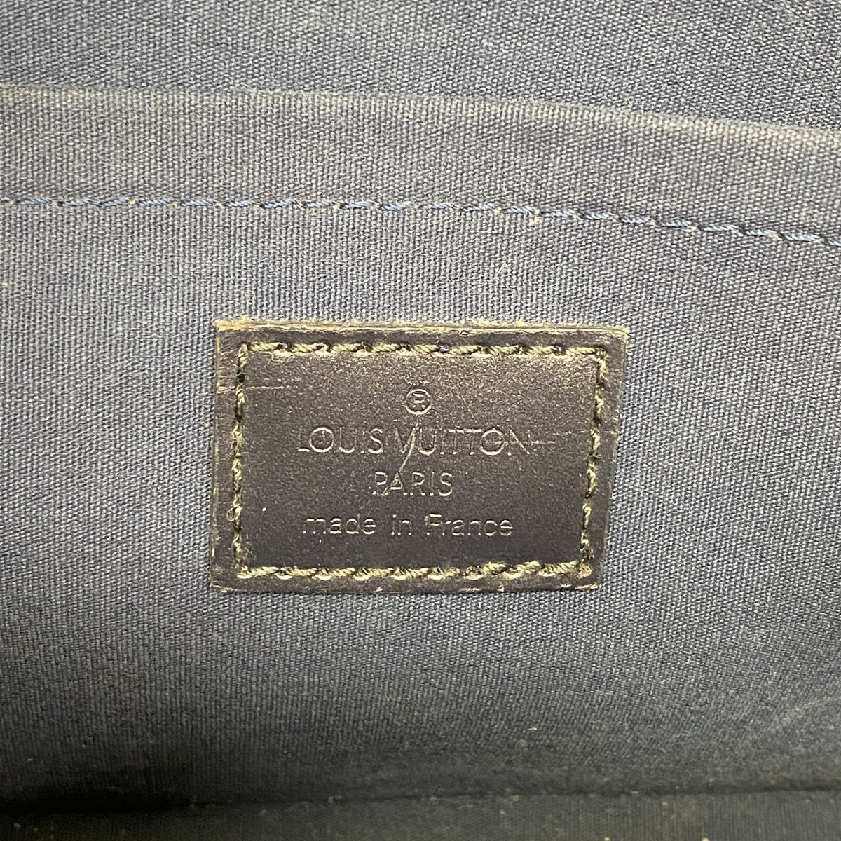 【6ib2883】ルイヴィトン ハンドバッグ モノグラム・マット シェルトン M55175 ブルー【中古】レディース