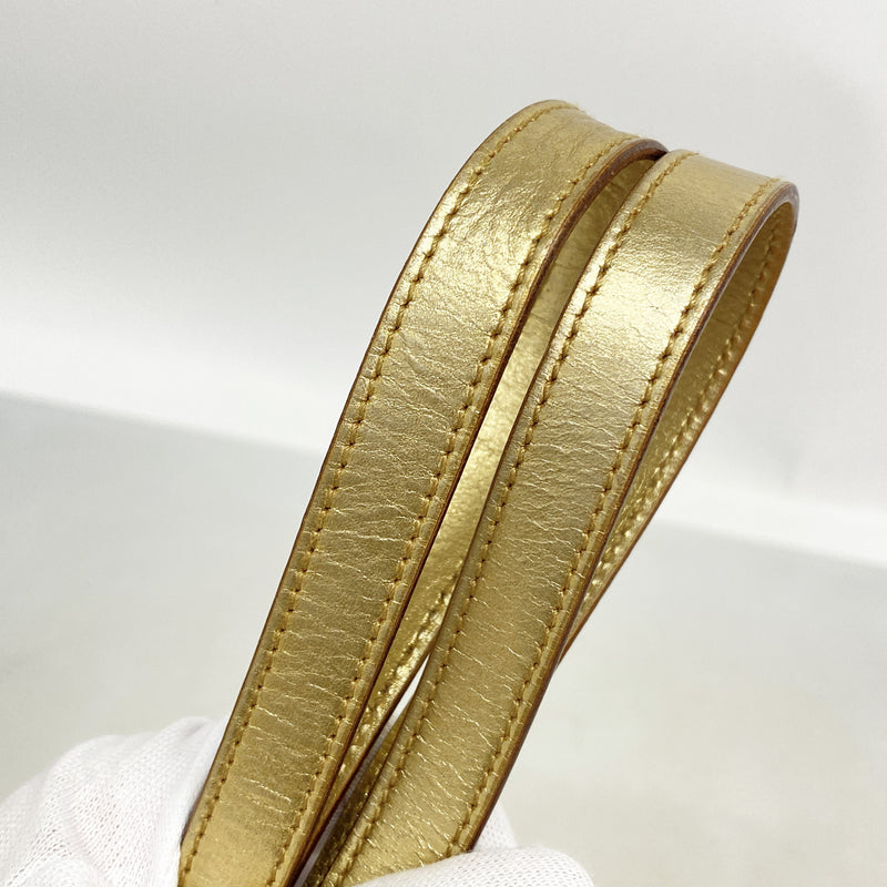 【6ib2886】グッチ トートバッグ GGキャンバス 002 1099 キャンバス グリーン シャンパンゴールド金具【中古】レディース