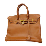 【6ib2896】エルメス ハンドバッグ バーキン35 クシュベル ゴールド ゴールド金具 □C刻印【中古】レディース
