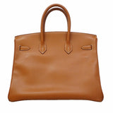 【6ib2896】エルメス ハンドバッグ バーキン35 クシュベル ゴールド ゴールド金具 □C刻印【中古】レディース