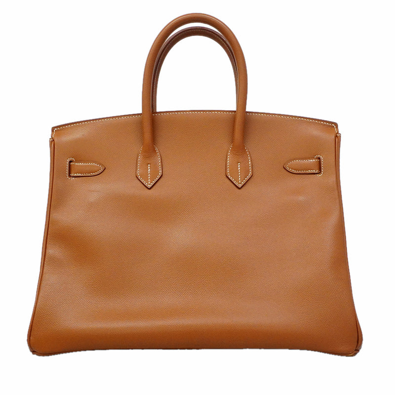 【6ib2896】エルメス ハンドバッグ バーキン35 クシュベル ゴールド ゴールド金具 □C刻印【中古】レディース