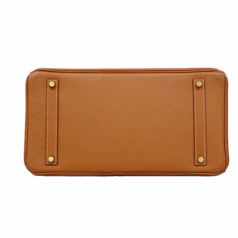 【6ib2896】エルメス ハンドバッグ バーキン35 クシュベル ゴールド ゴールド金具 □C刻印【中古】レディース