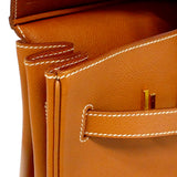 【6ib2896】エルメス ハンドバッグ バーキン35 クシュベル ゴールド ゴールド金具 □C刻印【中古】レディース