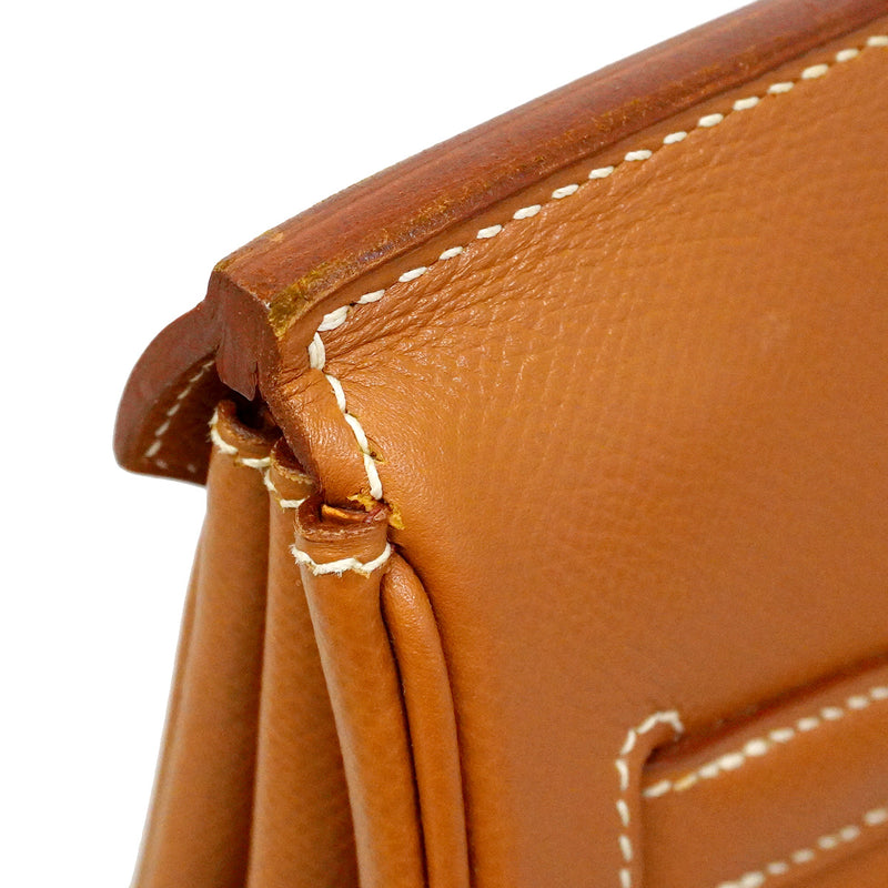 【6ib2896】エルメス ハンドバッグ バーキン35 クシュベル ゴールド ゴールド金具 □C刻印【中古】レディース