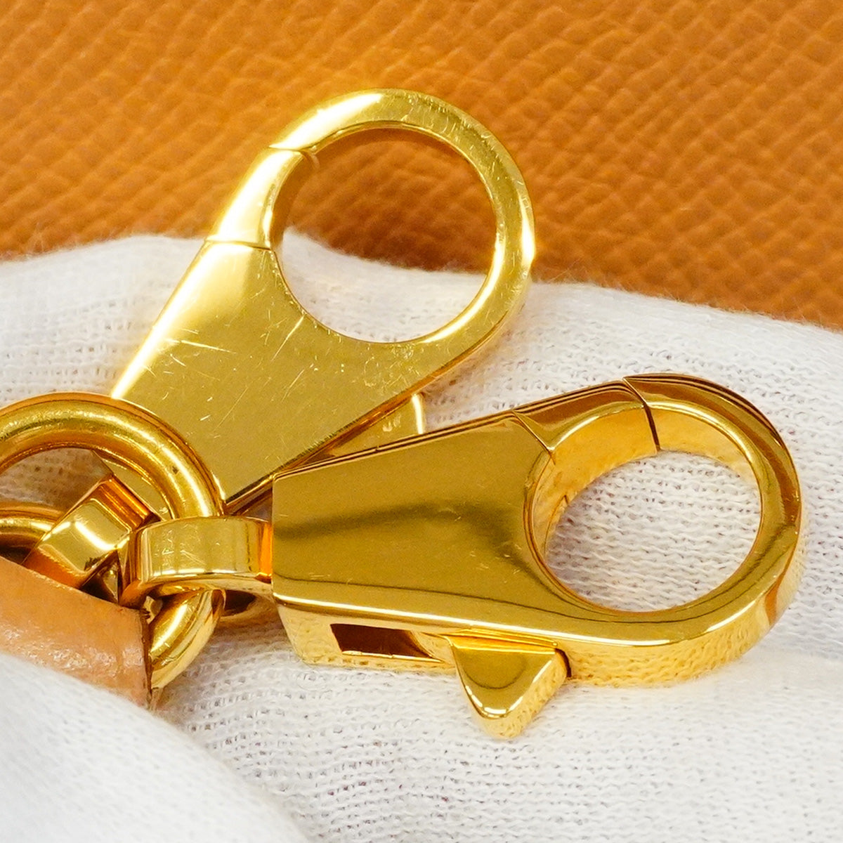 【6ib2897】エルメス ハンドバッグ ケリー32 クシュベル ナチュラルサブレ ゴールド金具 □B刻印【中古】レディース