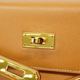 【6ib2897】エルメス ハンドバッグ ケリー32 クシュベル ナチュラルサブレ ゴールド金具 □B刻印【中古】レディース