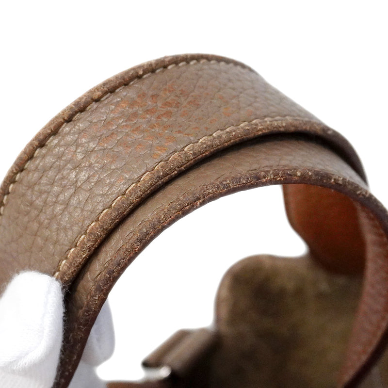 【6ib2898】エルメス ハンドバッグ ピコタンロックカザックPM トリヨンクレマンス ゴールド エトゥープ シルバー金具 □P刻印【中古】レディース