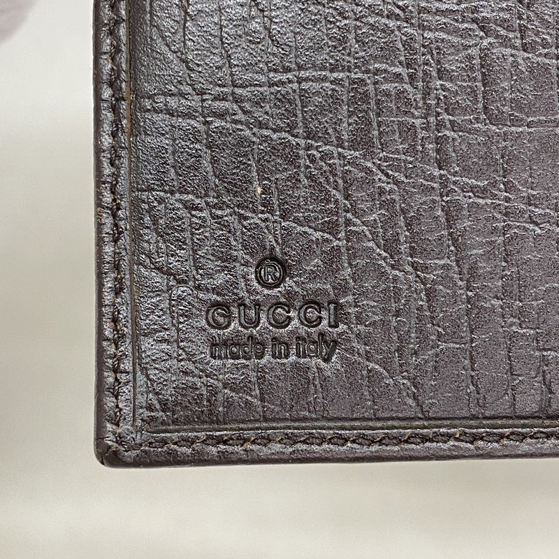 【6ib2903】グッチ 財布 GGキャンバス/シェリーライン ジャッキー 05470 キャンバス ベージュ ブラウン シルバー金具【中古】メンズ レディース ユニセックス