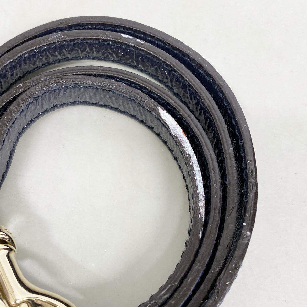 【6ib2905】グッチ ハンドバッグ ソーホー 336751 エナメル ネイビー シャンパンゴールド金具 2wayバッグ【中古】レディース