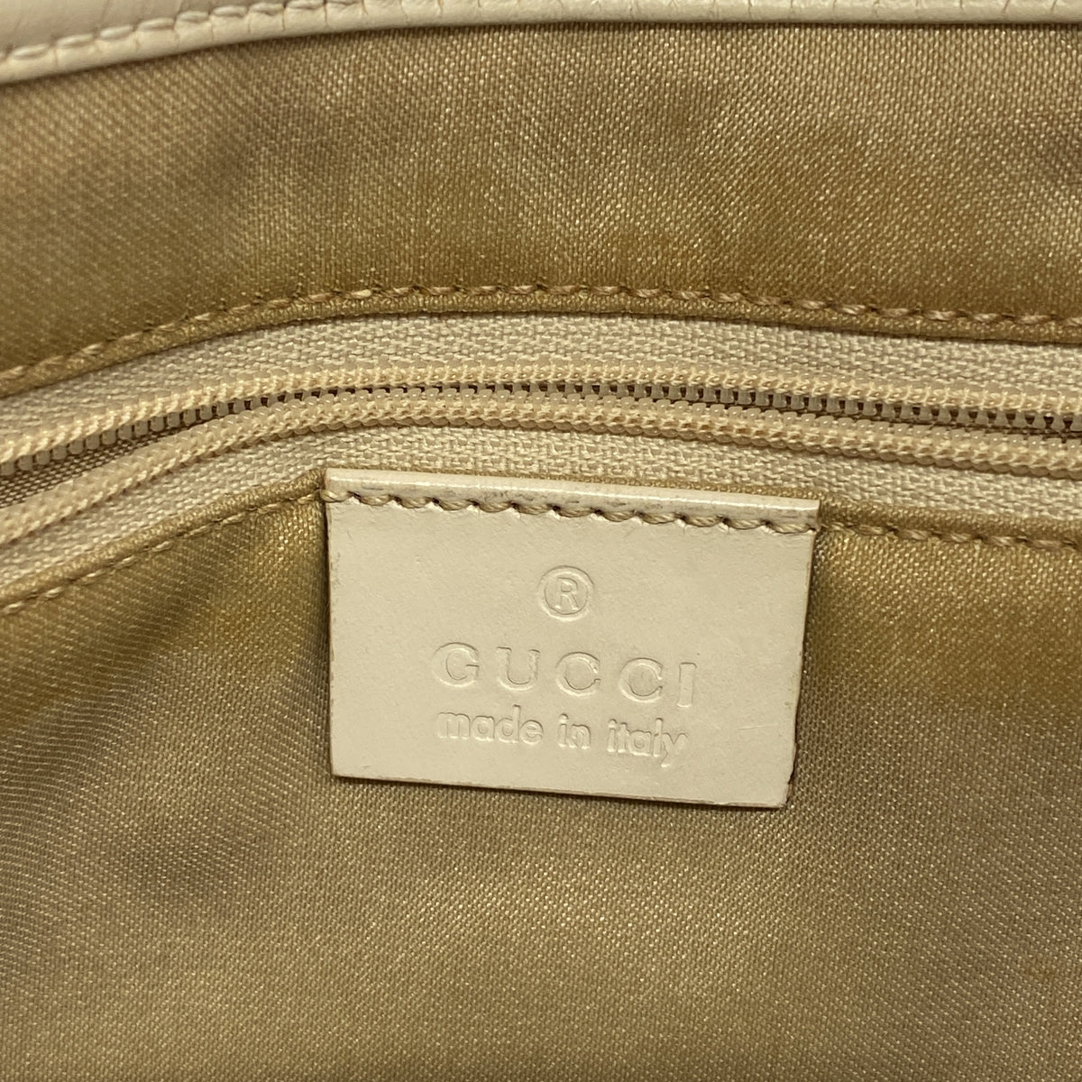 【6ib2907】グッチ ショルダーバッグ GGキャンバス/ジャッキー 001 3306 3444 キャンバス アイボリー グレー シルバー金具【中古】レディース