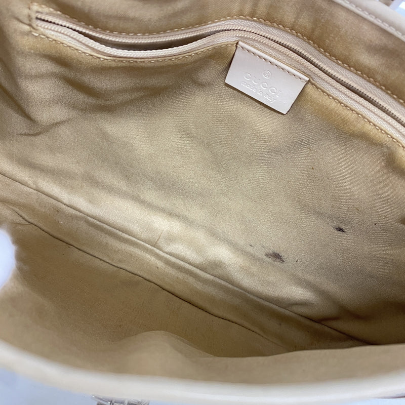 【6ib2907】グッチ ショルダーバッグ GGキャンバス/ジャッキー 001 3306 3444 キャンバス アイボリー グレー シルバー金具【中古】レディース