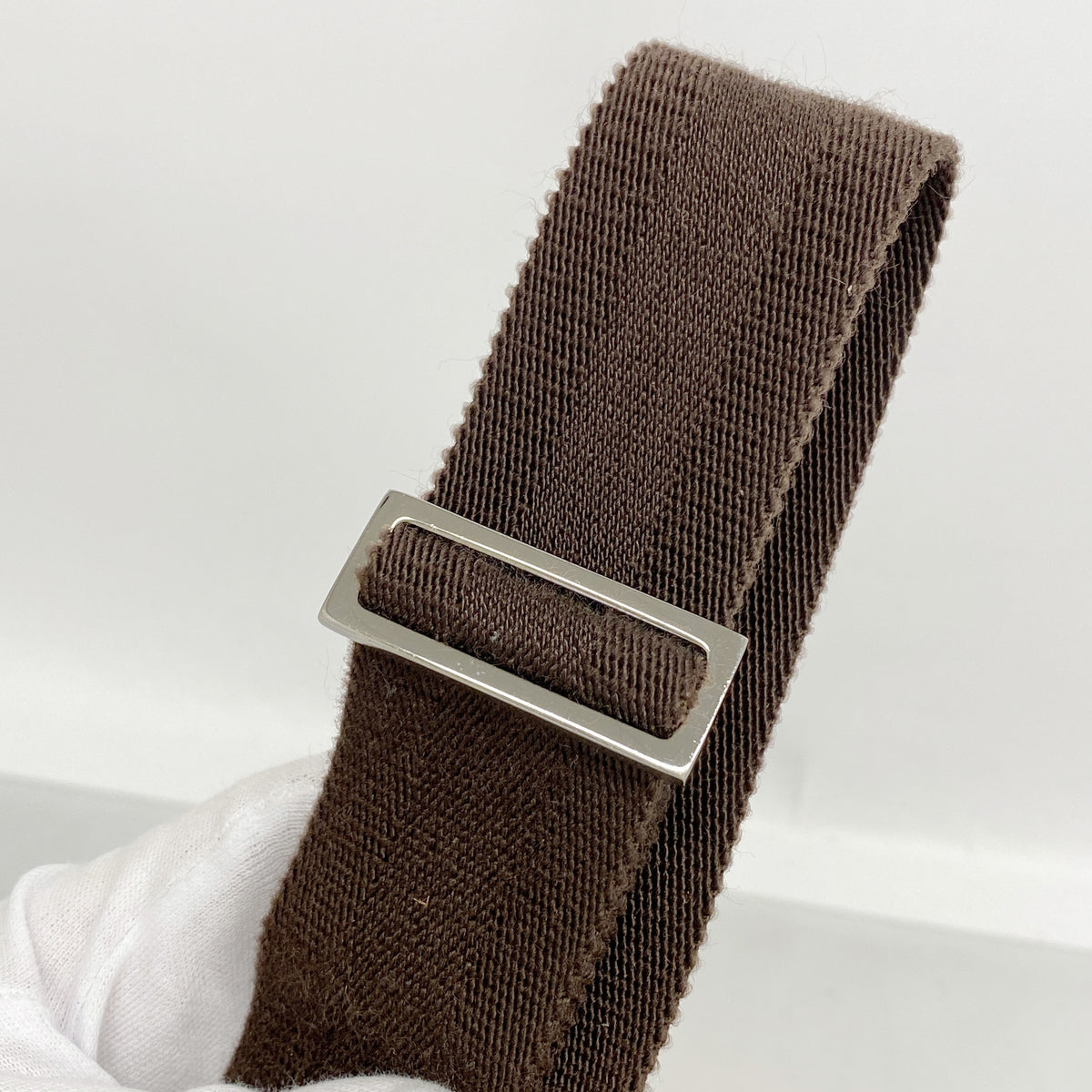 【6ib2912】グッチ ショルダーバッグ GGキャンバス 189752 キャンバス ベージュ ブラウン シルバー金具【中古】レディース
