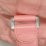 【6ib2913】シャネル ハンドバッグ ニュートラベル ナイロン ピンク シルバー金具【中古】レディース