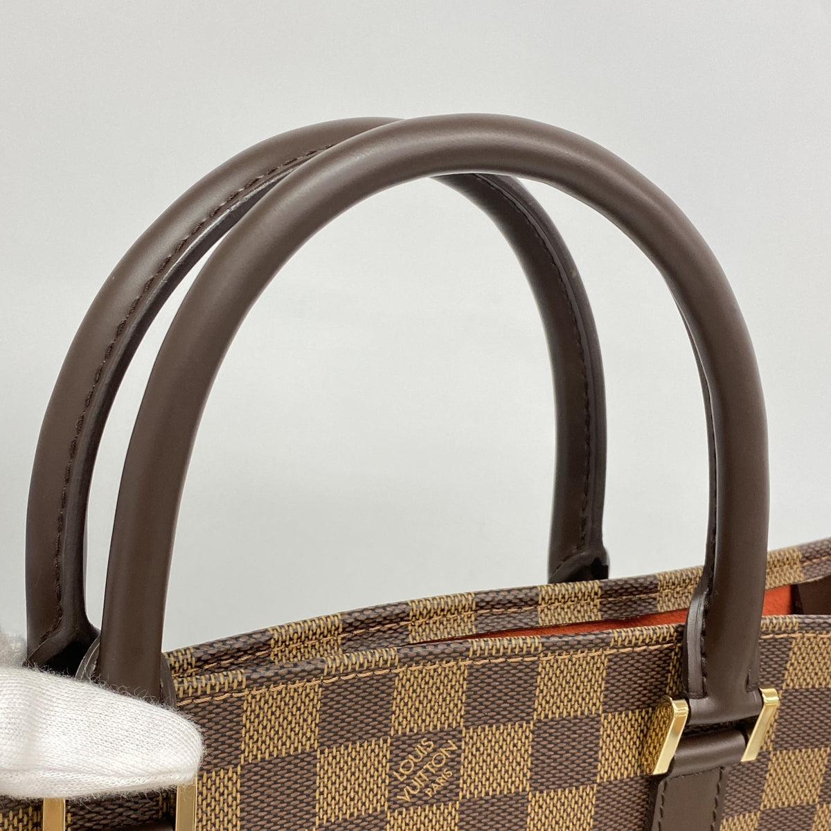 【6ib2930】ルイヴィトン トートバッグ ダミエ サックプラ N51140 エベヌ【中古】レディース