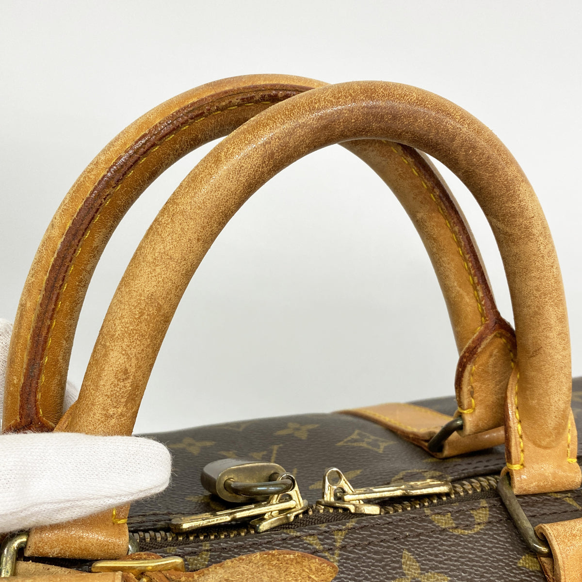 【6ib2931】ルイヴィトン ボストンバッグ モノグラム キーポル55 M41424 ブラウン【中古】メンズ レディース ユニセックス