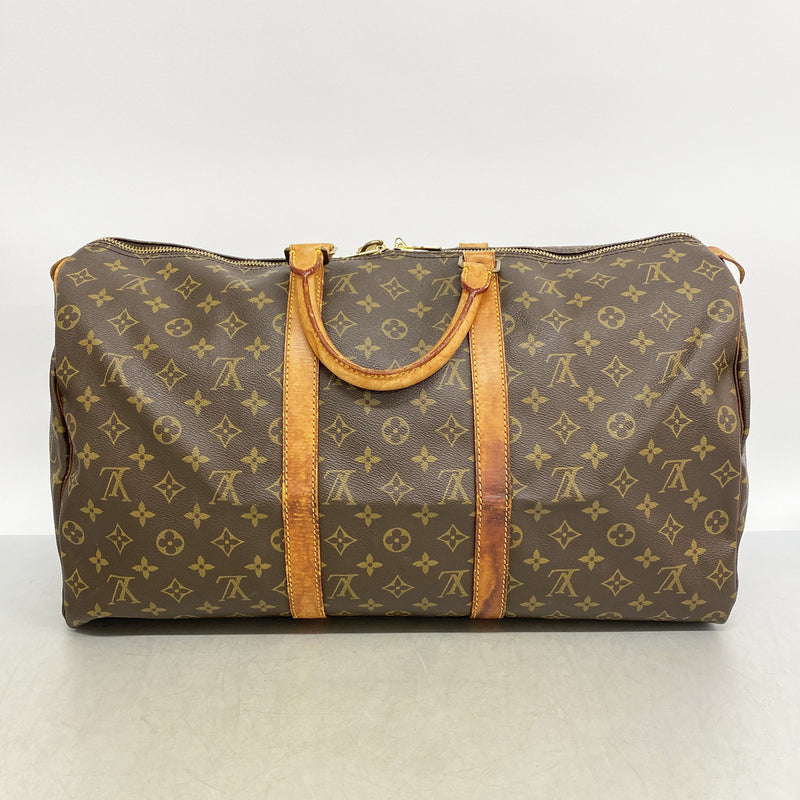 【6ib2932】ルイヴィトン ボストンバッグ モノグラム キーポル50 M41426 ブラウン【中古】メンズ レディース ユニセックス