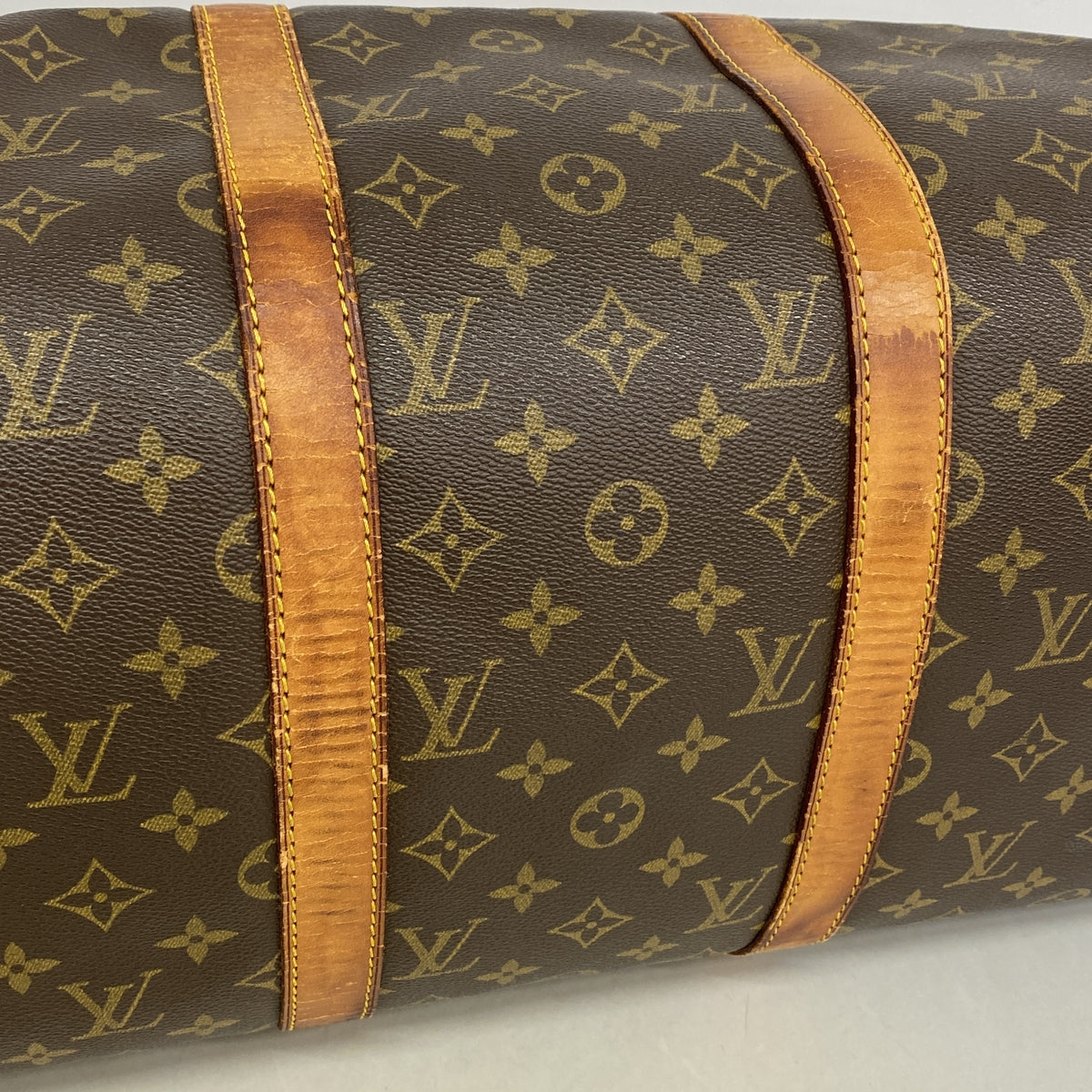 【6ib2932】ルイヴィトン ボストンバッグ モノグラム キーポル50 M41426 ブラウン【中古】メンズ レディース ユニセックス