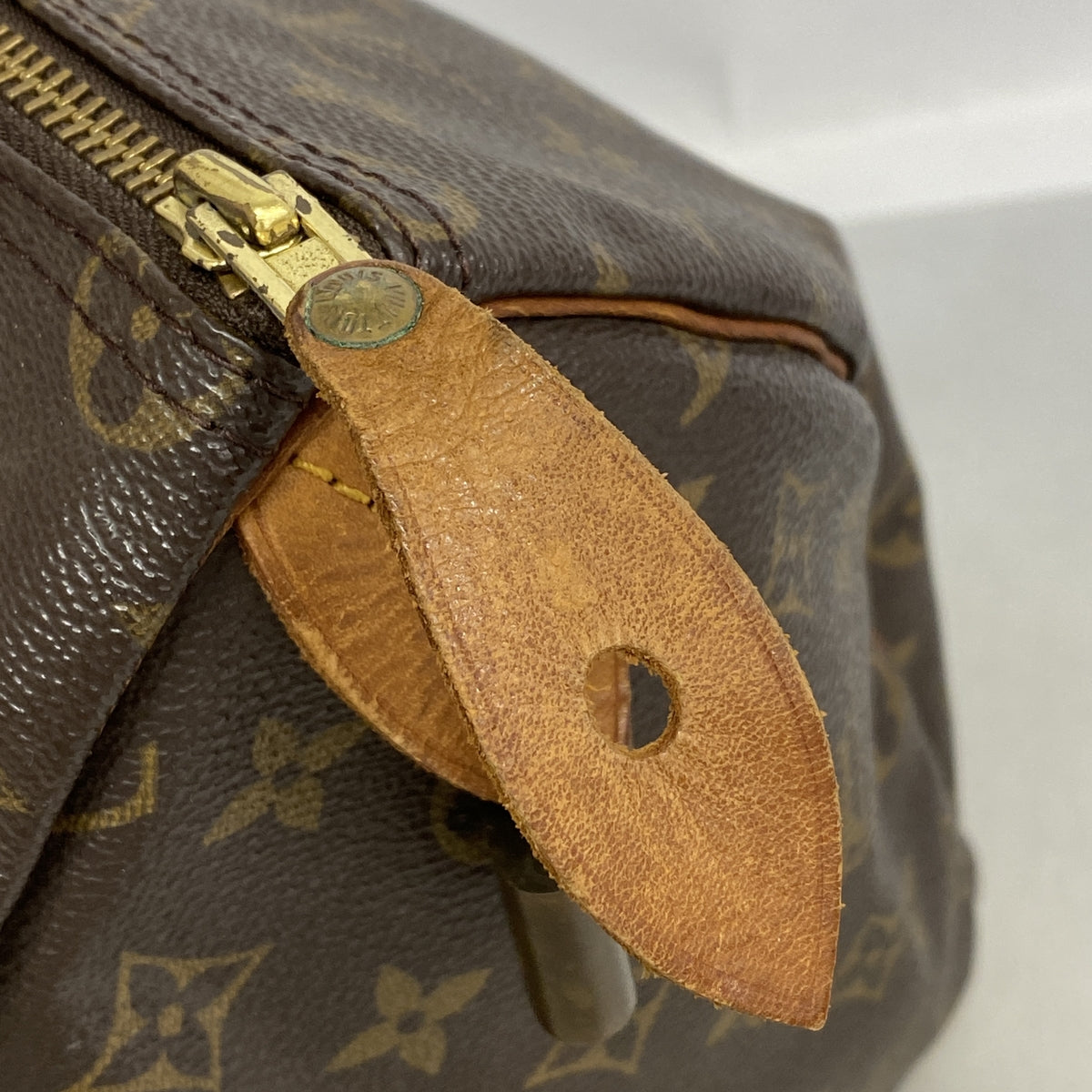 【6ib2933】ルイヴィトン ハンドバッグ モノグラム スピーディ35 M41107 ブラウン【中古】レディース