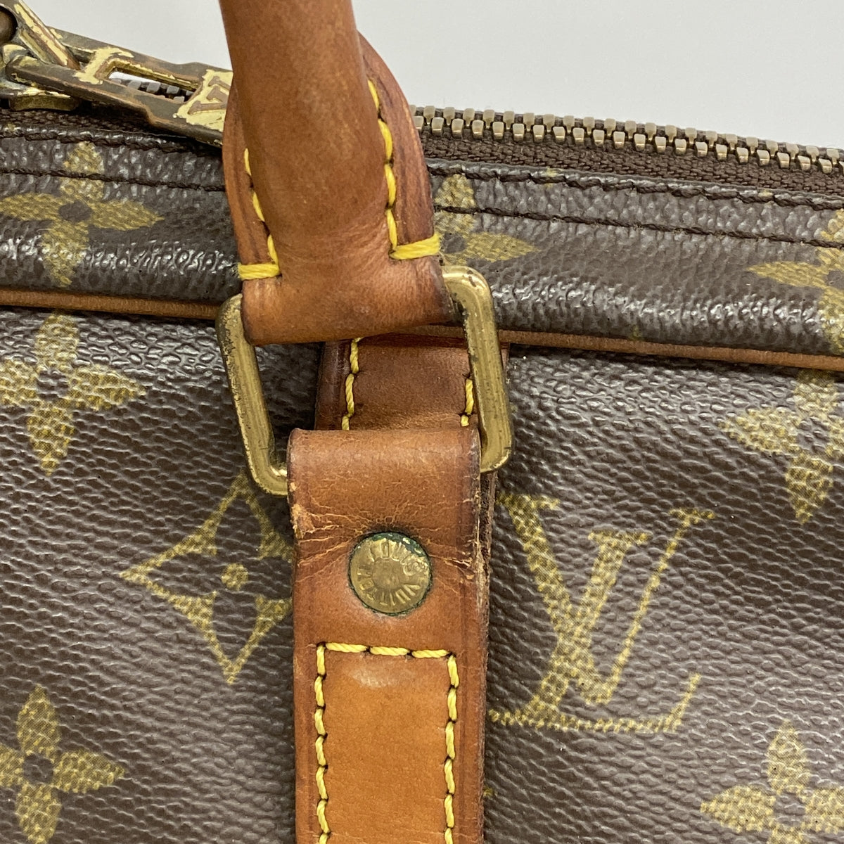 【6ib2934】ルイヴィトン ビジネスバッグ モノグラム ポルトドキュマンヴォワヤージュ M53361 ブラウン【中古】メンズ