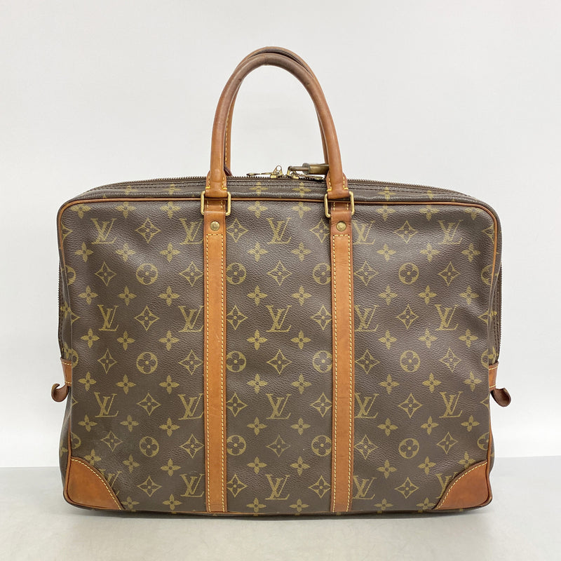 【6ib2934】ルイヴィトン ビジネスバッグ モノグラム ポルトドキュマンヴォワヤージュ M53361 ブラウン【中古】メンズ