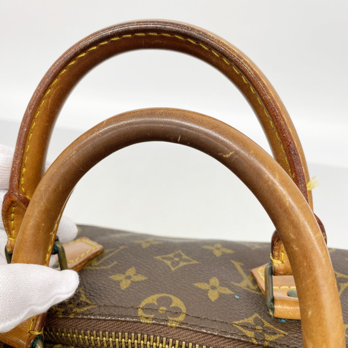 【6ib2951】ルイヴィトン ハンドバッグ モノグラム スピーディ35 M41107 ブラウン【中古】レディース