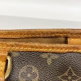 【6ib2954】ルイヴィトン トートバッグ モノグラム バティニョールオリゾンタル M51154 ブラウン【中古】レディース