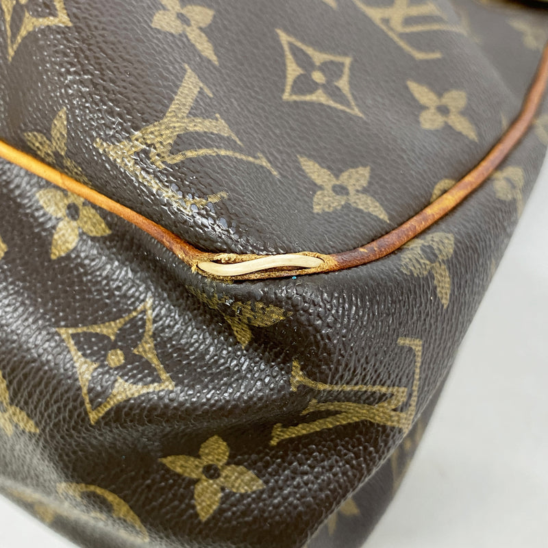 【6ib2954】ルイヴィトン トートバッグ モノグラム バティニョールオリゾンタル M51154 ブラウン【中古】レディース