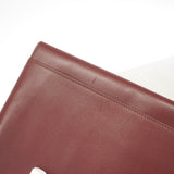 【6ib2961】カルティエ クラッチバッグ マスト レザー ボルドー ゴールド金具【中古】メンズ レディース ユニセックス