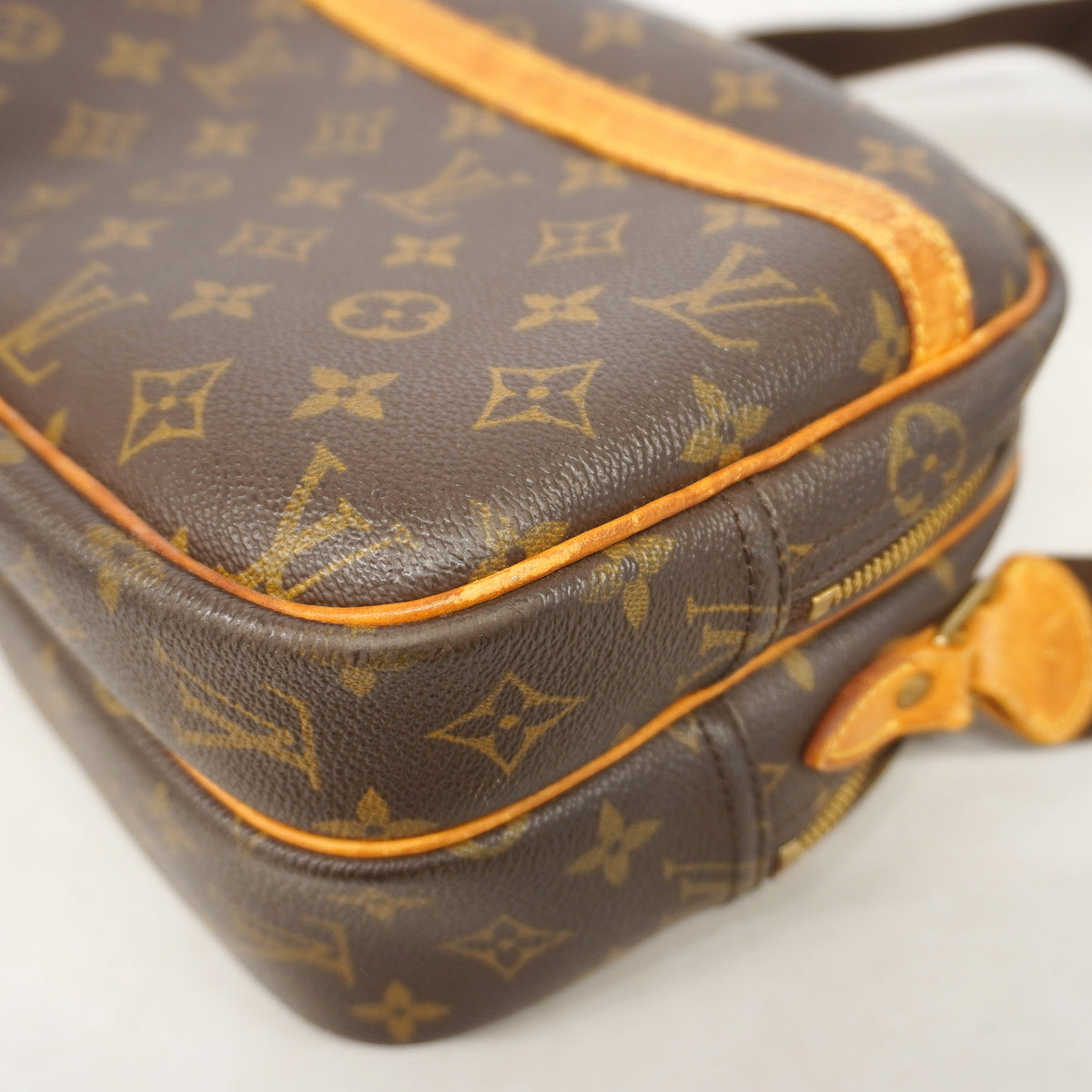 【6ib2965】ルイヴィトン ショルダーバッグ モノグラム リポーターPM M45254 ブラウン【中古】レディース