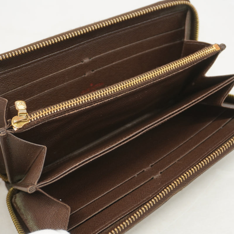 【6ib2982】ルイヴィトン 長財布 ダミエ ジッピーウォレット N60015 エベヌ【中古】メンズ レディース ユニセックス