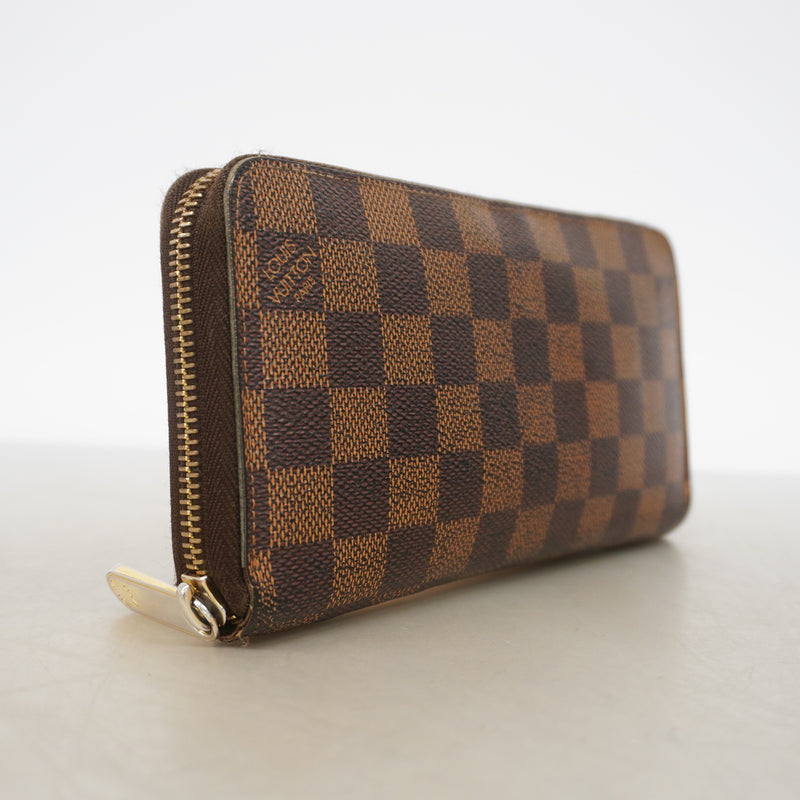 【6ib2982】ルイヴィトン 長財布 ダミエ ジッピーウォレット N60015 エベヌ【中古】メンズ レディース ユニセックス