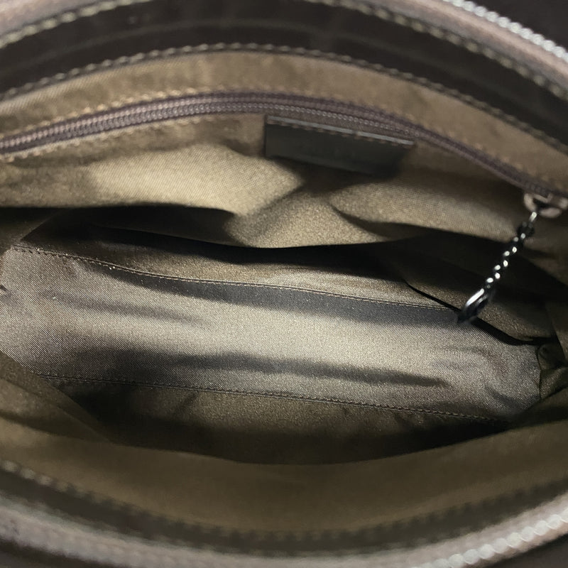 【6ib2985】グッチ ショルダーバッグ GGナイロン 001 3099 ナイロン ブラウン【中古】レディース