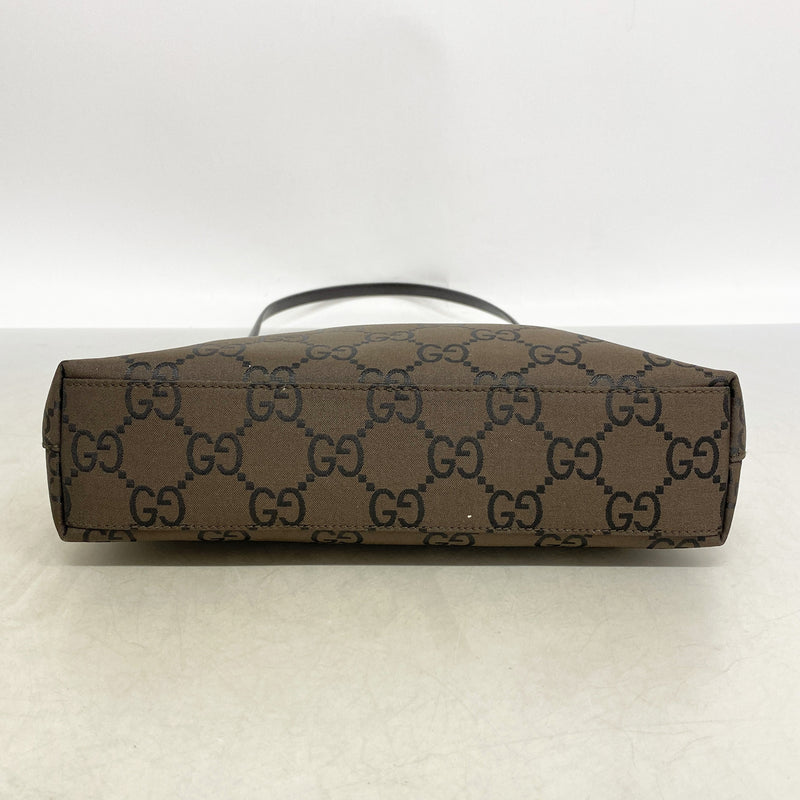 【6ib2985】グッチ ショルダーバッグ GGナイロン 001 3099 ナイロン ブラウン【中古】レディース