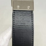 【6ib2992】ルイヴィトン ベルト ダミエ・グラフィット サンチュールスレンダー M9906 ブラック【中古】メンズ