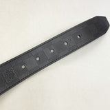 【6ib2992】ルイヴィトン ベルト ダミエ・グラフィット サンチュールスレンダー M9906 ブラック【中古】メンズ