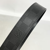 【6ib2992】ルイヴィトン ベルト ダミエ・グラフィット サンチュールスレンダー M9906 ブラック【中古】メンズ