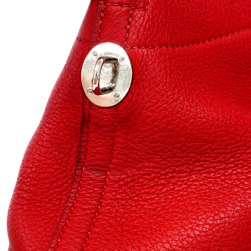 【6ic3004】エルメス ハンドバッグ ボリード31 トリヨンクレマンス ルージュカザック シルバー金具 □L刻印 2wayバッグ【中古】レディース