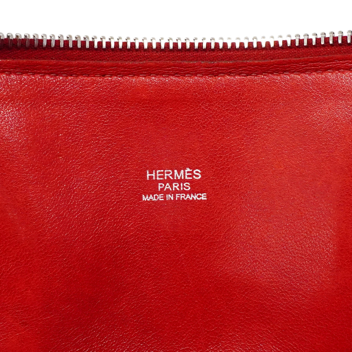 【6ic3004】エルメス ハンドバッグ ボリード31 トリヨンクレマンス ルージュカザック シルバー金具 □L刻印 2wayバッグ【中古】レディース