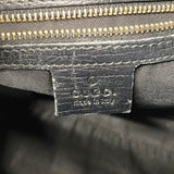 【6ic3017】グッチ ショルダーバッグ GGキャンバス 137388 キャンバス ブラック ゴールド金具【中古】レディース