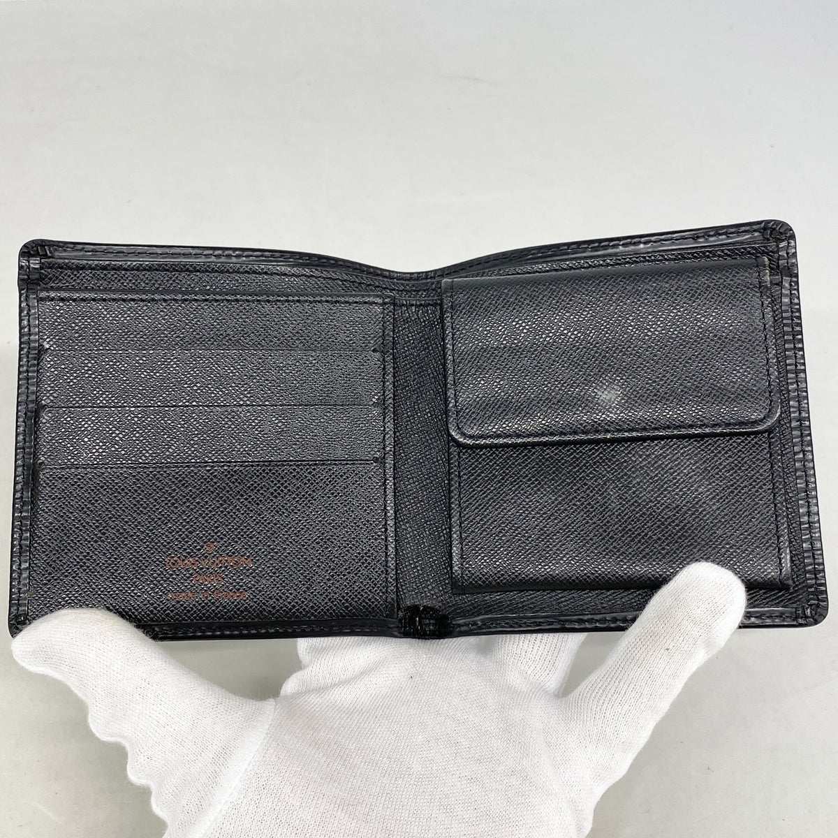 【6ic3024】ルイヴィトン 財布 エピ ポルトビエカルトクレディモネ M63542 ノワール【中古】メンズ