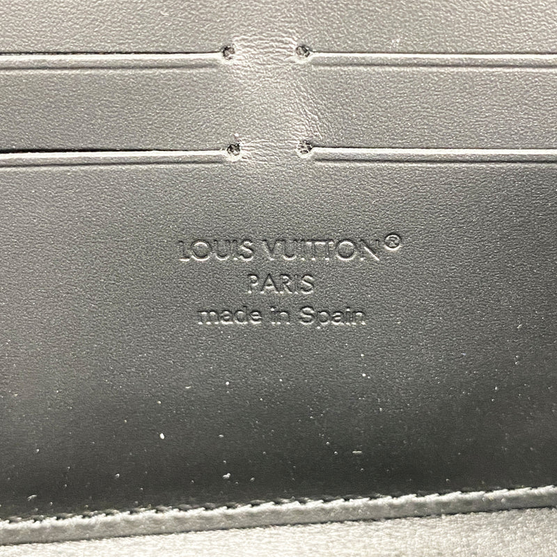 【6ic3025】ルイヴィトン 長財布 モノグラム・ミッドナイト ジッピーウォレットホリゾンタル M28048 ブラック【中古】メンズ